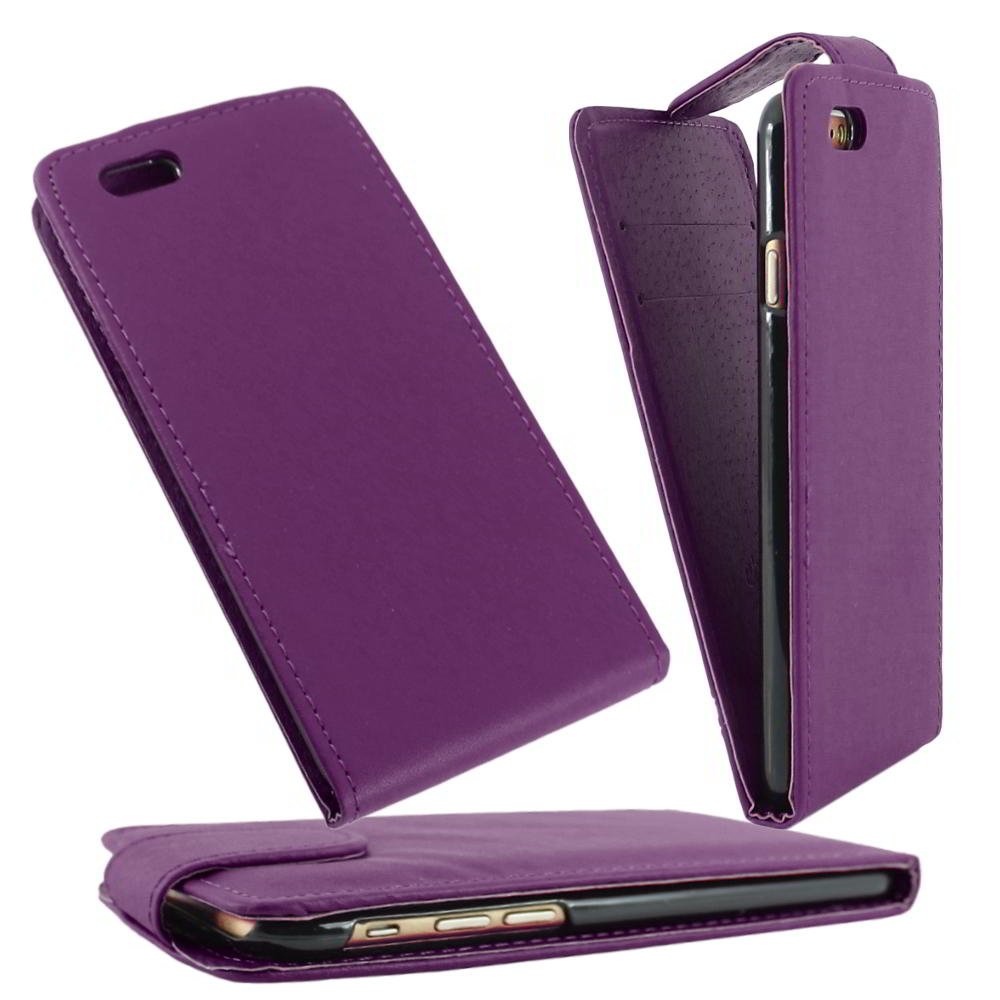 EbestStar Cover IPhone 6 Plus/6S Plus Pelle PU Risvolto Viola + Vetro Temperato - Custodia Con Chiusura Magnetica - 5