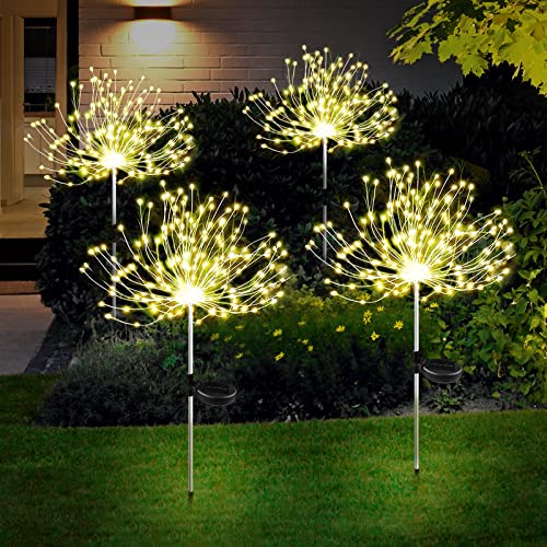 Luci da fata solari a LED per esterni, ghirlanda in filo d'argento rame da 300/200/100/50 LED, impermeabile 8 modalà per il matrimonio di Natale