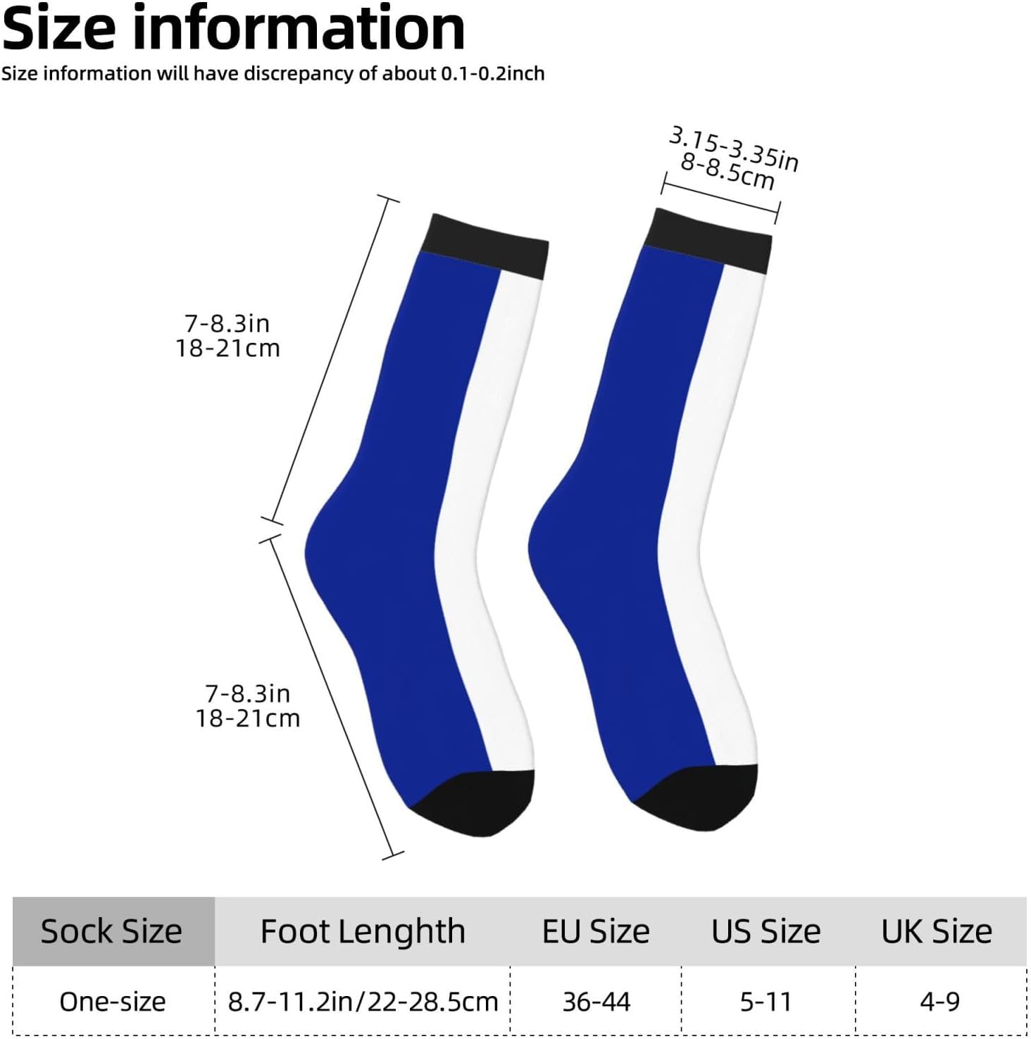 French flag Unisex Crew Work Cushion Socks Long Athletic Running Socks Workout Breathable Socks