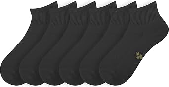 +MD Bamboo Viscose Ankle Socks for Women and Men, Smell Control Breathable Cushioned Sole Casual 6 Pairs