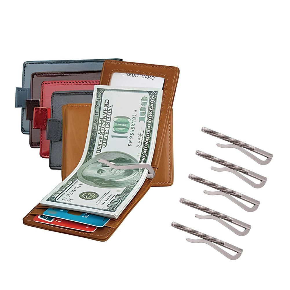 Cartera Metalica Hombre GENERICO Billetera Unisex Tarjetero Con