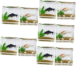 SAFIGLE 10 Pçs Decorações De Casa De Tanque De Carpa Para Decoração De Presente Para Casa Decoração De Sala De Jantar Para Mesa Decorações De Casa Em Miniatura Pequenas Coisas