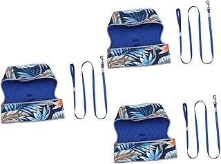 3 Conjuntos De Coleira Para Gato Colete Reflexivo Arnês Para Animais De Estimação Arnês Para Cães Coleira Para Treinamento De Cães Coleira Para Cães Coleira Peitoral Arnês Para