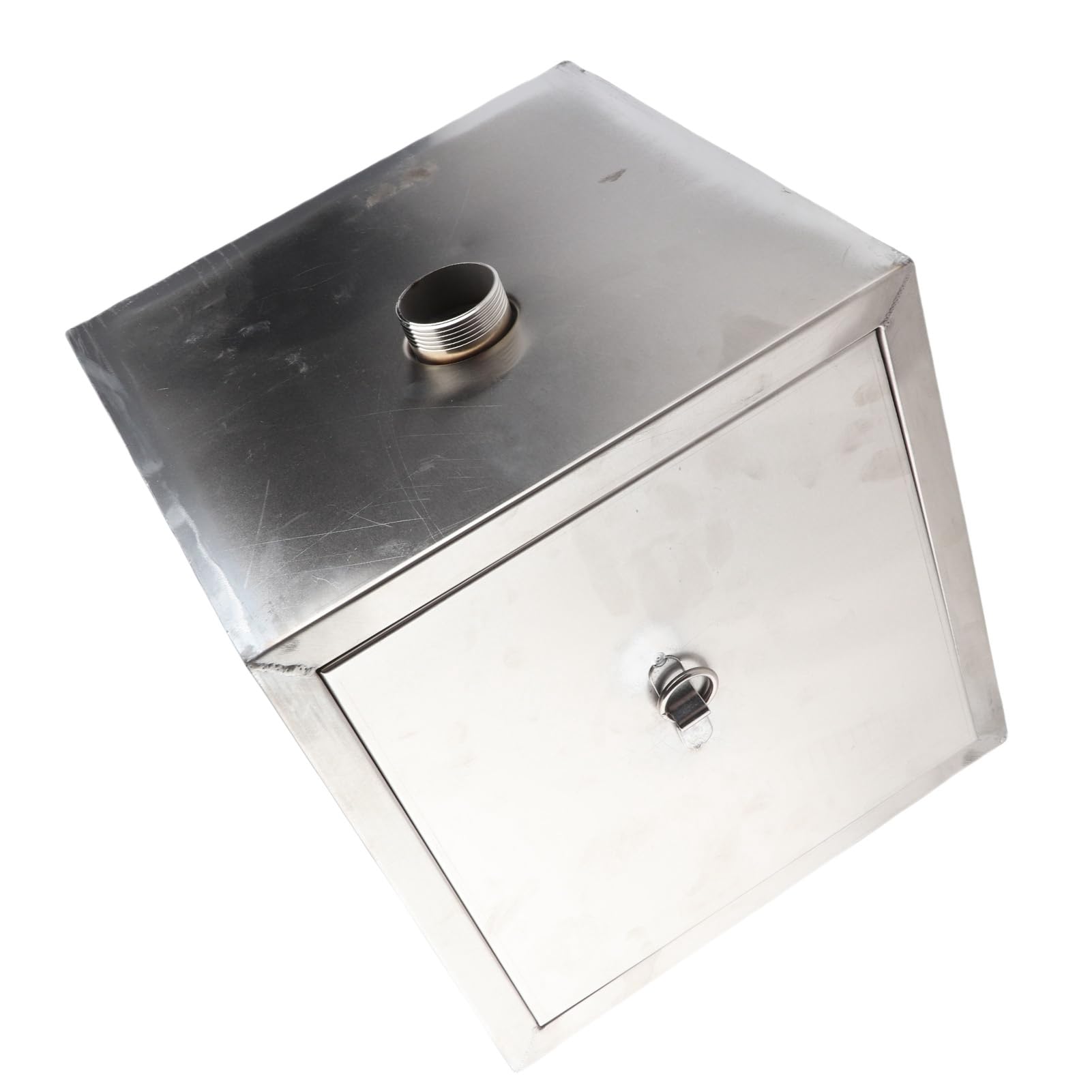 Generic Trampa de Grasa Comercial de Acero Inoxidable para Tubo Interior de 50 Mm de Diámetro, con Diseño de Doble Filtración, para una Separación Eficiente de Residuos Sólidos y Aceite