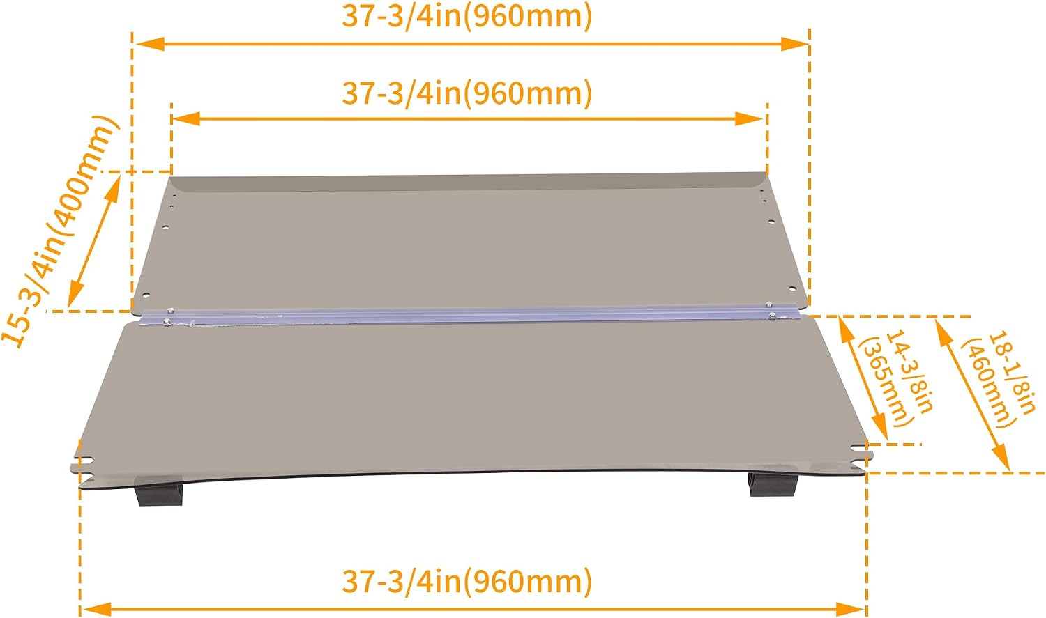 7BLACKSMITHS Tinted Foldable Windshield Compatible with 2004-UP Club Car CC Precedent Gas or Electric Models Golf Cart Impact Resistant Folding Down Windshield