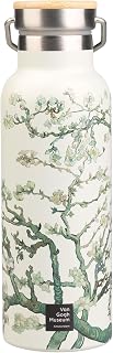 Grupo Erik Metal Water Bottle 500ml / 17oz - Van Gogh | Hot and Cold Water Bottle Stainless Steel, Cute Travel Bottles Gym | Van Gogh Gifts Under 20 Pounds
