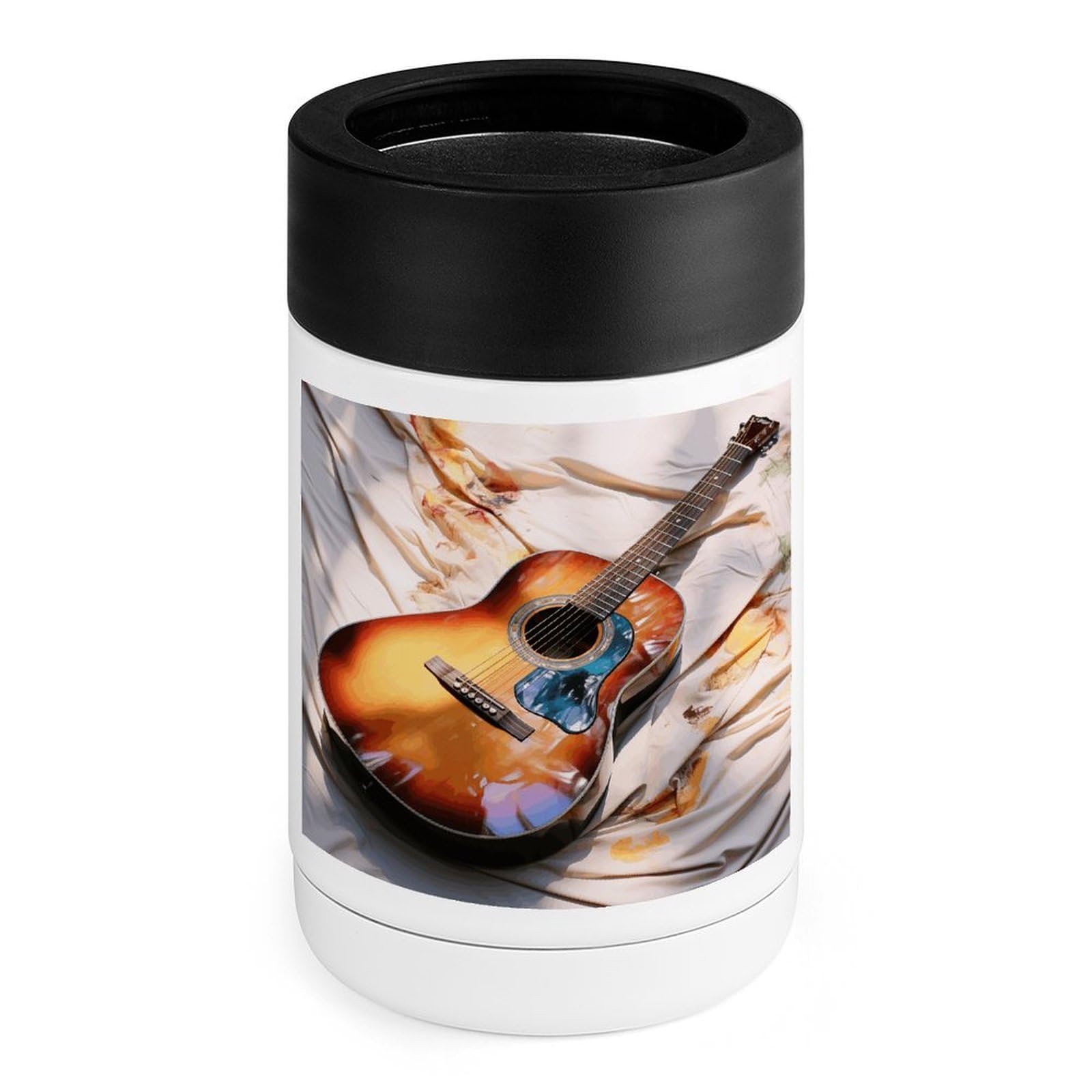 Refroidisseur de boissons guitare aquarelle pour des après-midis fraîcheur au jardin