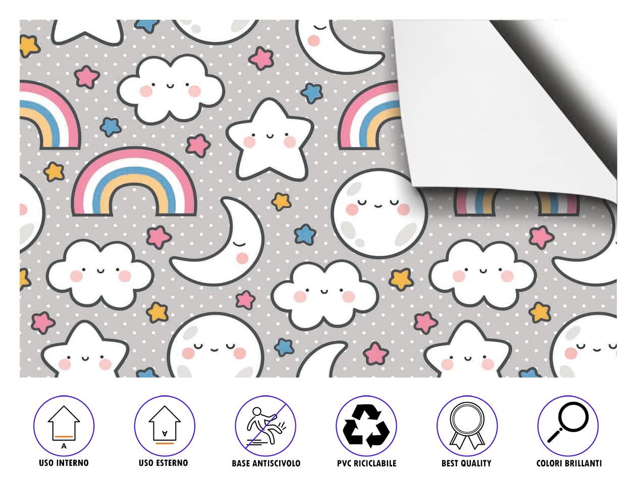 TAPPETIK DigFlex GIOCO continuo (75 x 250 cm, Arcobaleno)