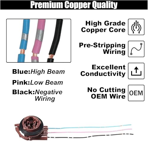 Miniatura 4 de 2 enchufes de arnés 3156 3157 precableados, adaptadores de enchufe de bombillas LED para automóvil, conectores de enchufe de enchufe para bombilla