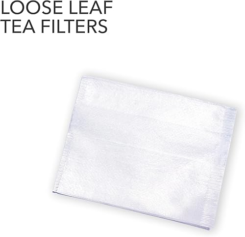 Miniatura 2 de Japanese Green Tea Co. 144 bolsas de té desechables para té de hojas sueltas, sobres vacíos de gran tamaño con sello hermético (3.5 x 2.8 pulgadas),