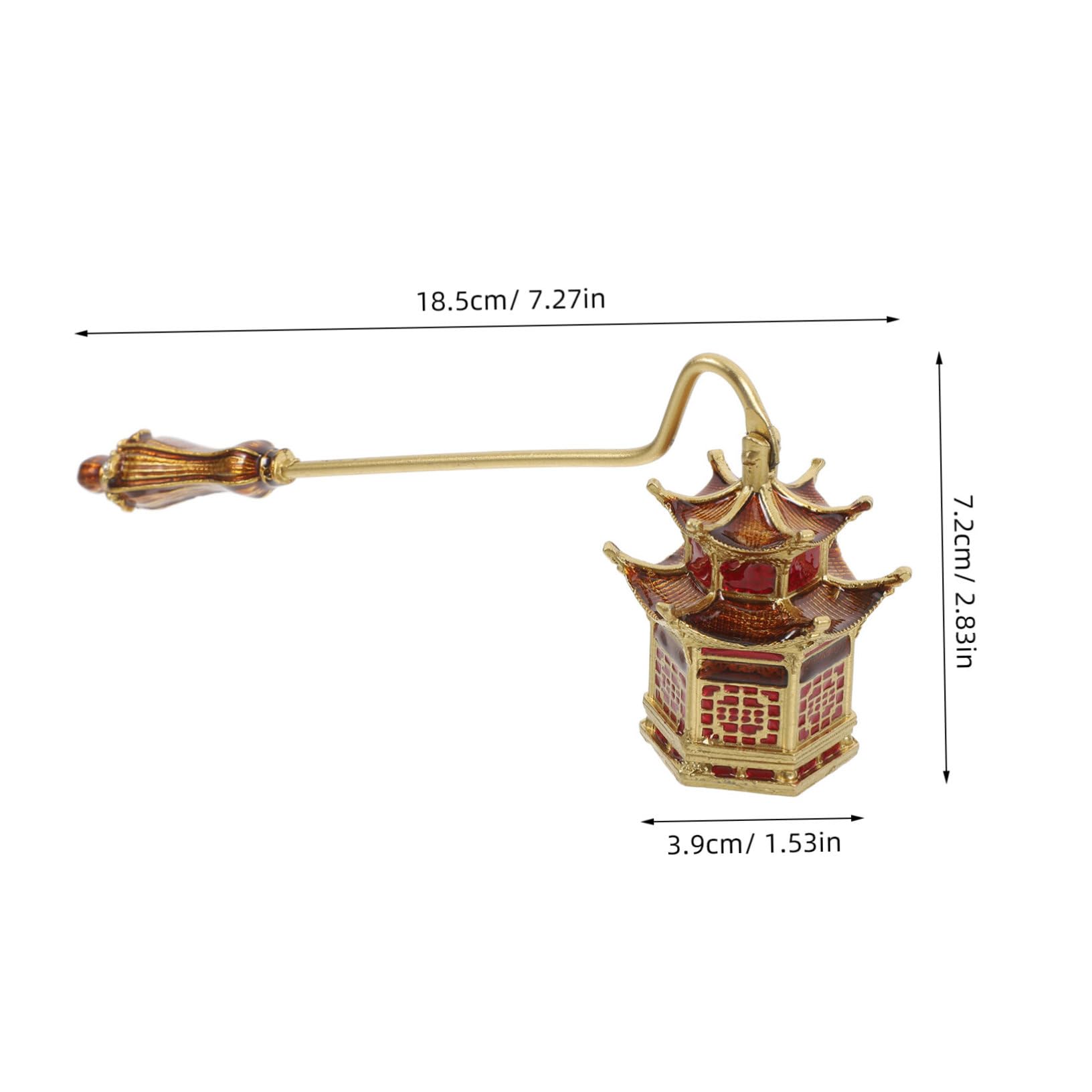 ABOOFAN Candle Snuffer with Handle Elegant Wick Snuffer for Safe Extinguishing of Candle Flames Versatile Accessory for Tealights Secure Grip Design for Efficient Use