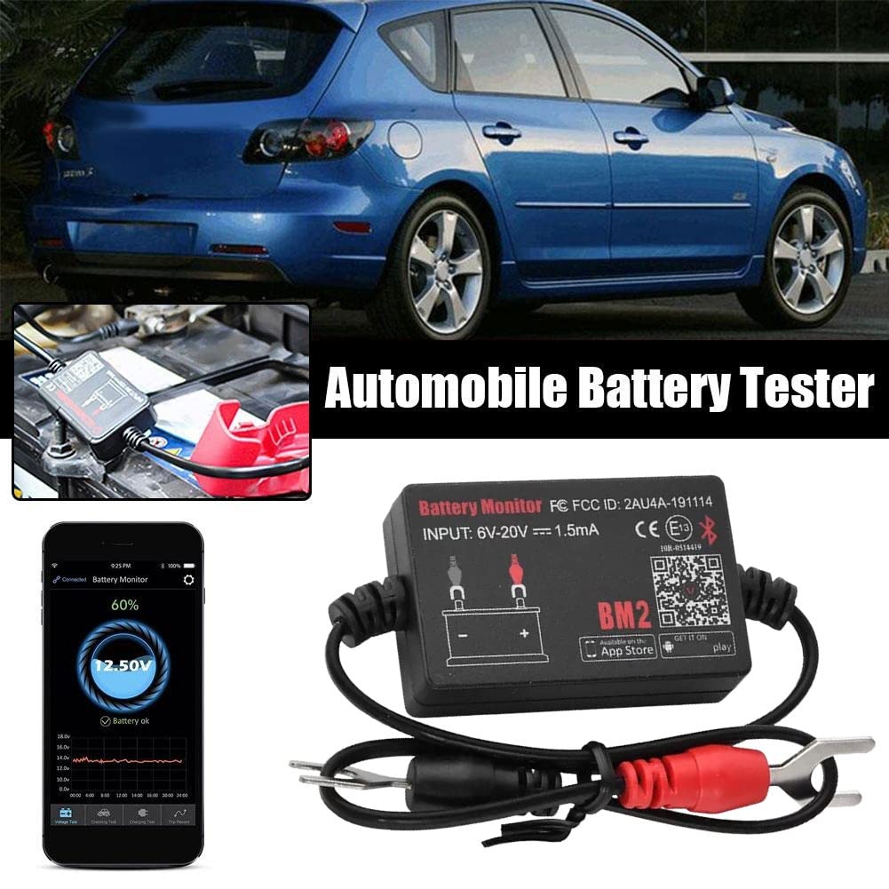 BM2 monitor baterii, monitor baterii 12 V, Bluetooth 4.0, analizator akumulatora samochodowego, test rozruchu ładowania