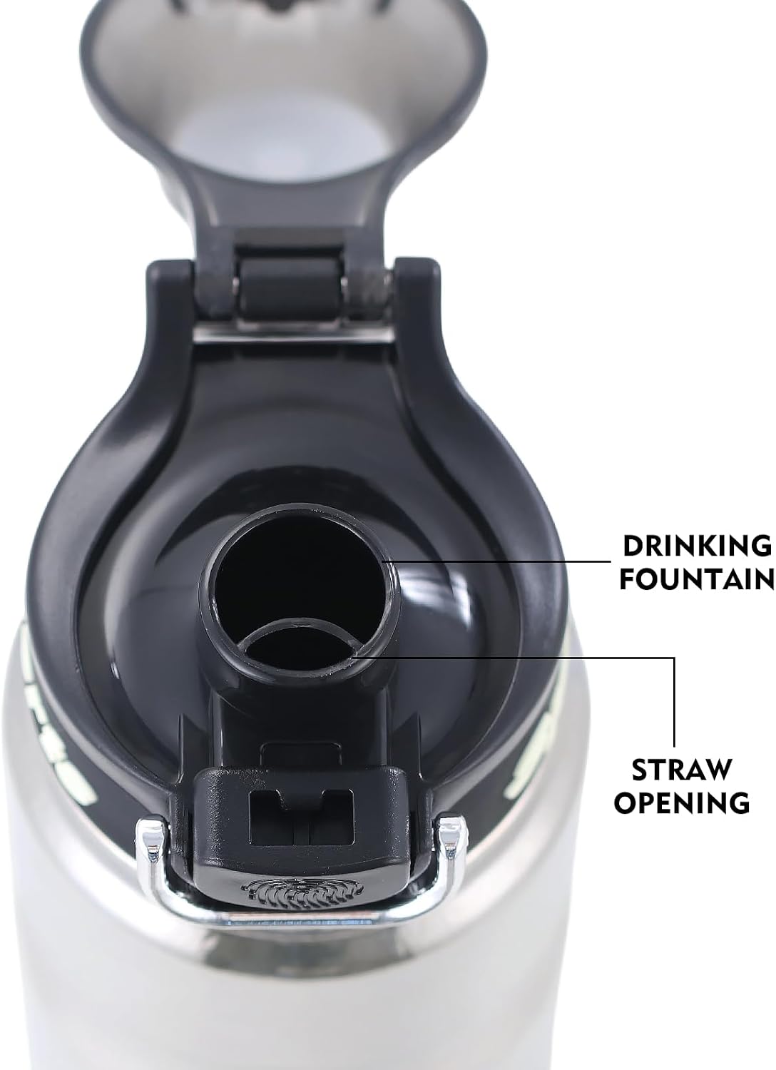 ZING TII Pure Titanium Bike Water Bottle 23oz, Titanium Cups，Professional Cycling Water Bottle,Double-Layer Insulationl, Designed for Cycling, Biking, Fitness & Sports, Fits Most Bike Cages.