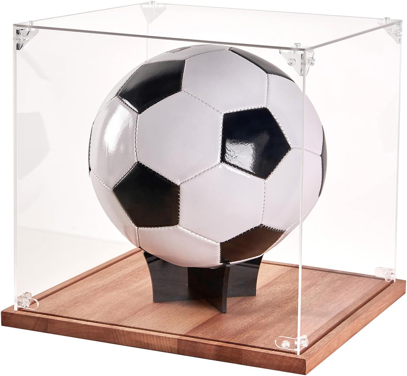 Soccer Ball Display Case , Acrylic Clear 10