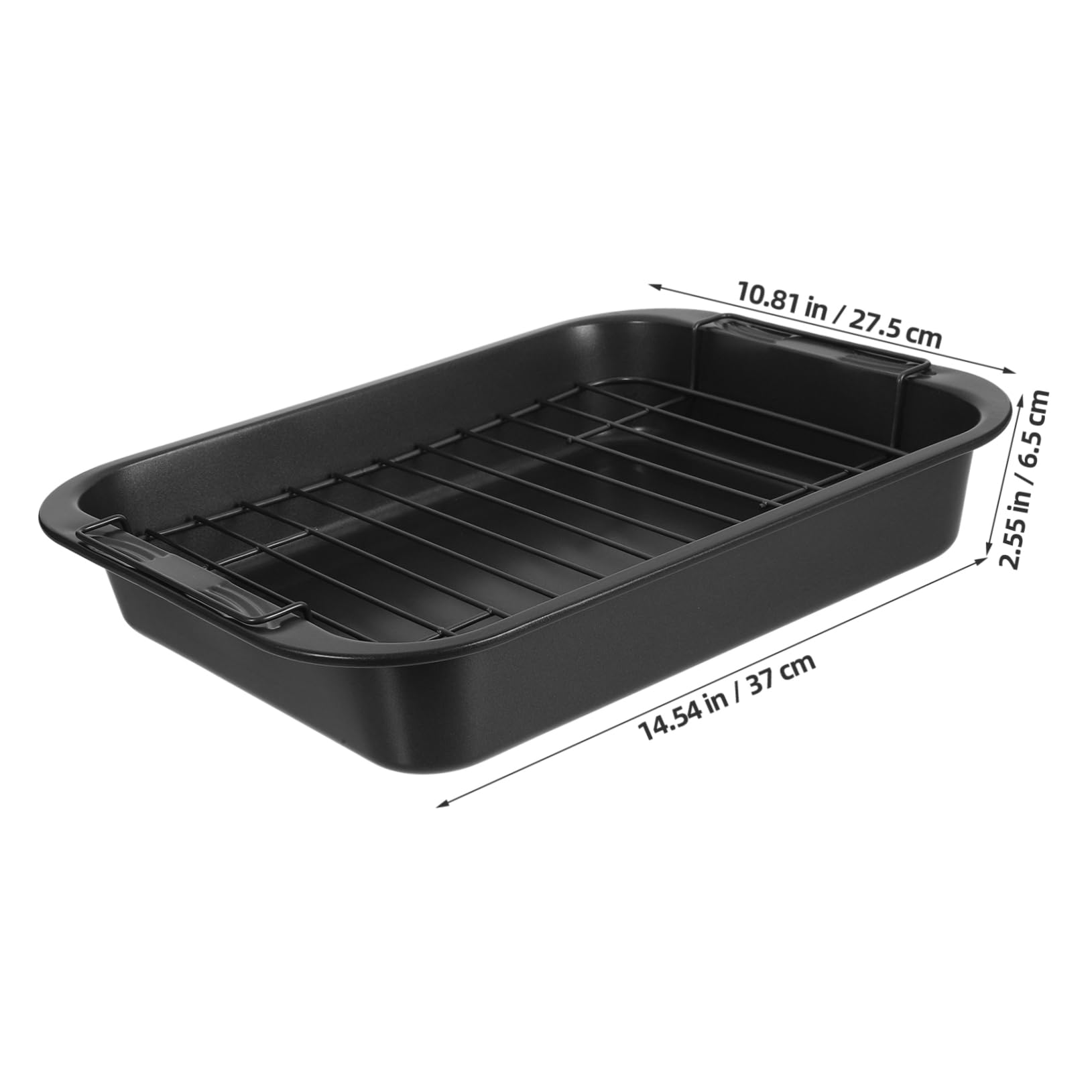 Alipis Moule à Pâtisserie Profond Moule à Gâteau Rectangulaire Plaque de Cuisson Réutilisable pour Biscuits et Desserts