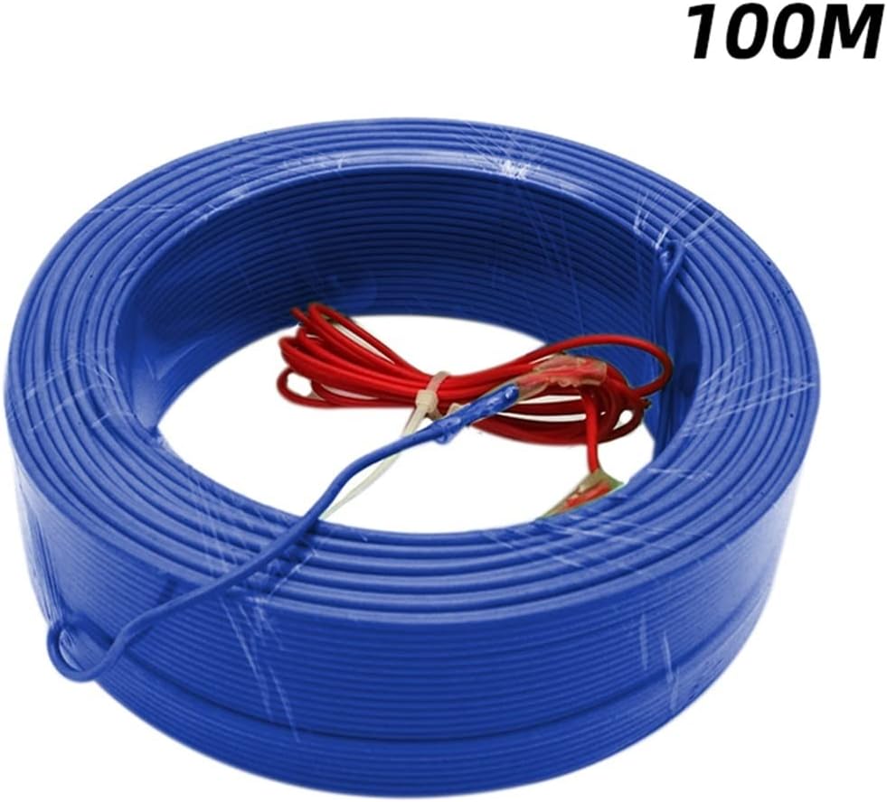30/50/100/120m Soil Heating Cable Greenhouse Heating Wire Warm Floor for Plants Joyous (Color : 100m)
