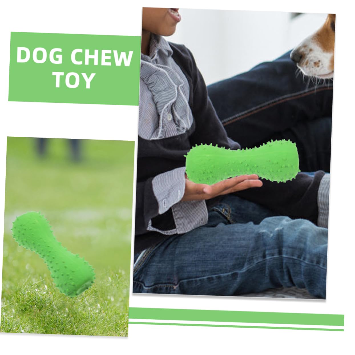 HANABASS 10pièces Jouets à Mâcher pour Chiens Jouets Forme De Cartoon pour Chiots Conception De Épineuse pour Nettoyage Et Résistants