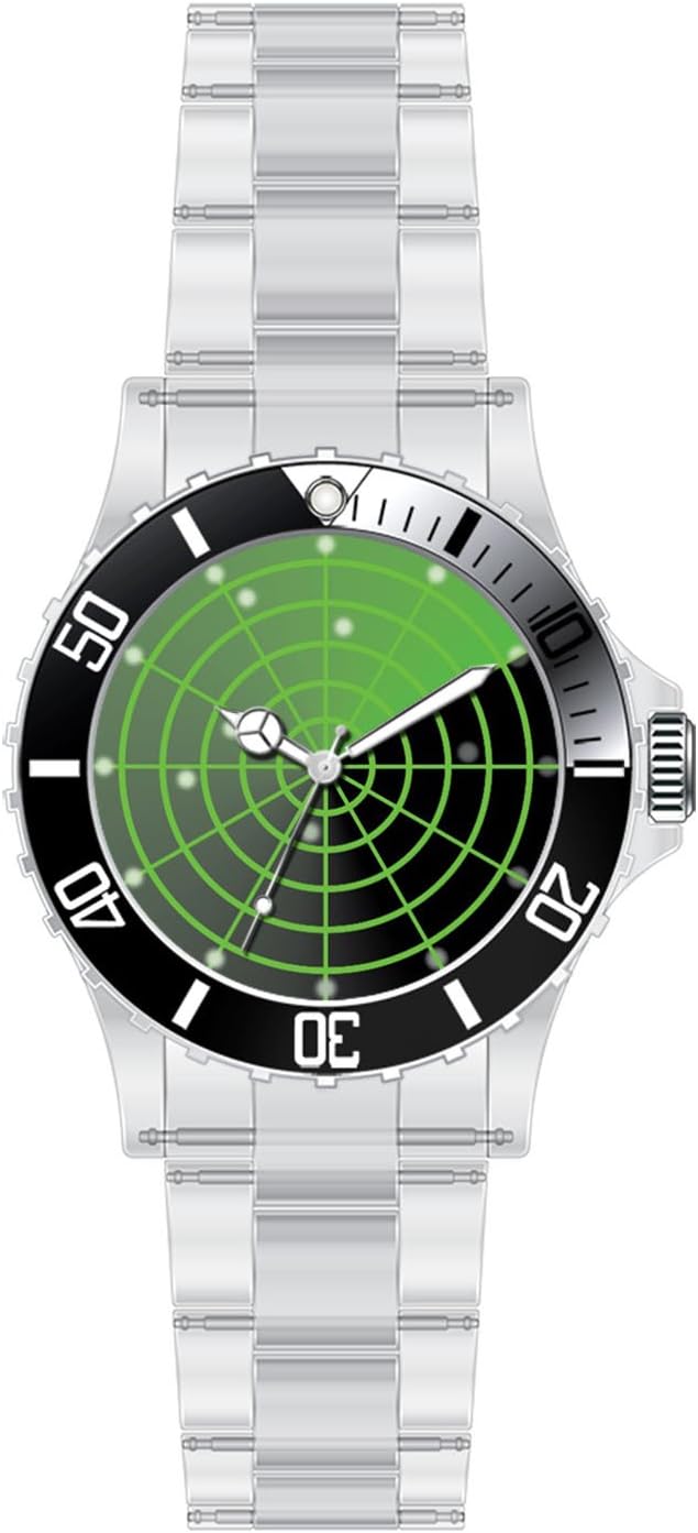 TYHJ Custom unique Watches Fashion Stainless Steel Band Watch Radar Watch Background Graphic