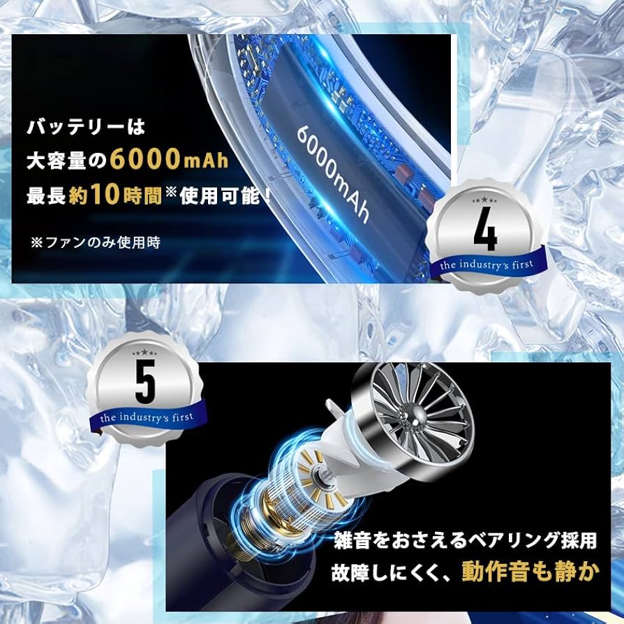 Amazon | 【LaFuture】ネッククーラーNECK AIR MAX 風が吹き出す