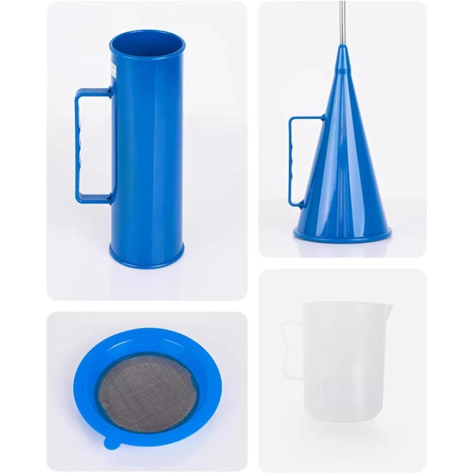 Kit de viscosímetro de barro portátil con hidrómetro y juego de contenido de arena, probador de lodos de 3 piezas en caja de aluminio, reómetro preciso para análisis de laboratorio de campo