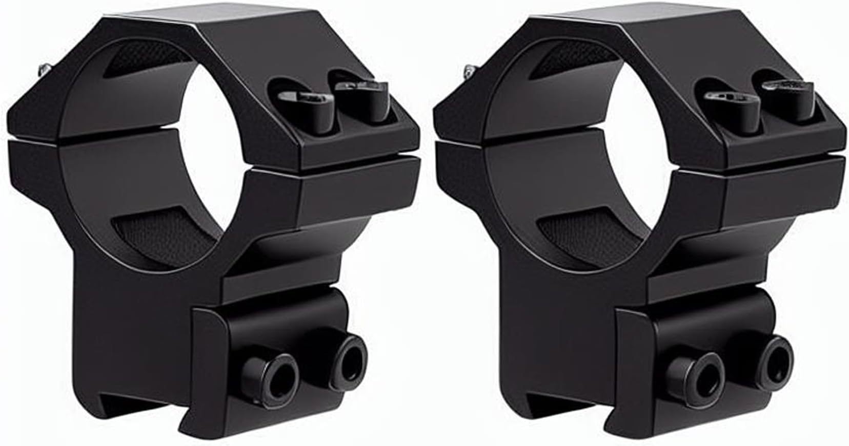 2 Pack Red Laser Sight for with Barrel Clamp Mount for Rifle Shot Gun Press Button (RED Laser) (bk moun)
