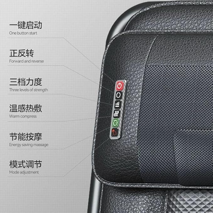 YOGIMOONI Faux Leather Portable Massage Chair Luxury Full Body 2024 Reclining Patio Camping Lounge Chair Folding Recliner for Indoor Zero Gravity Chair, Black YOGIMOONI Faux Leather Portable Massage Chair Luxury Full Body 2024 Reclining Patio Camping Lounge Chair Folding Recliner for Indoor Zero Gravity Chair, Black