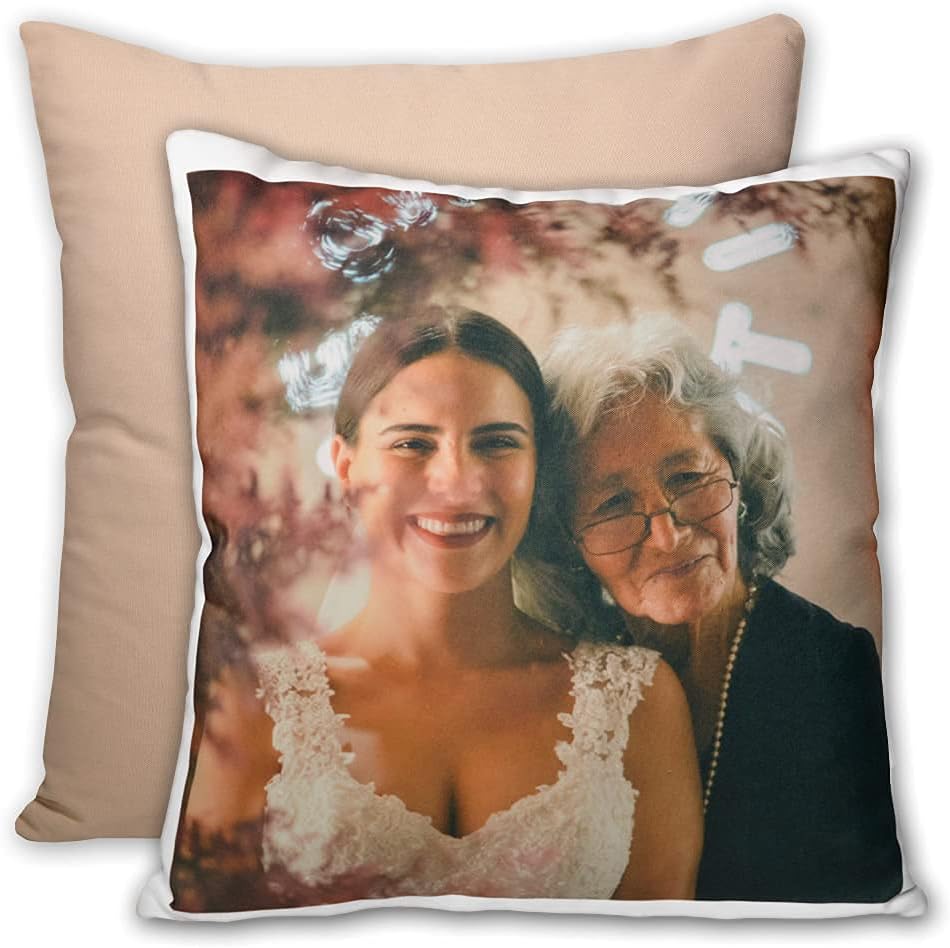 Naispanda Housse De Coussin Personnalisé Recto-Verso Avec