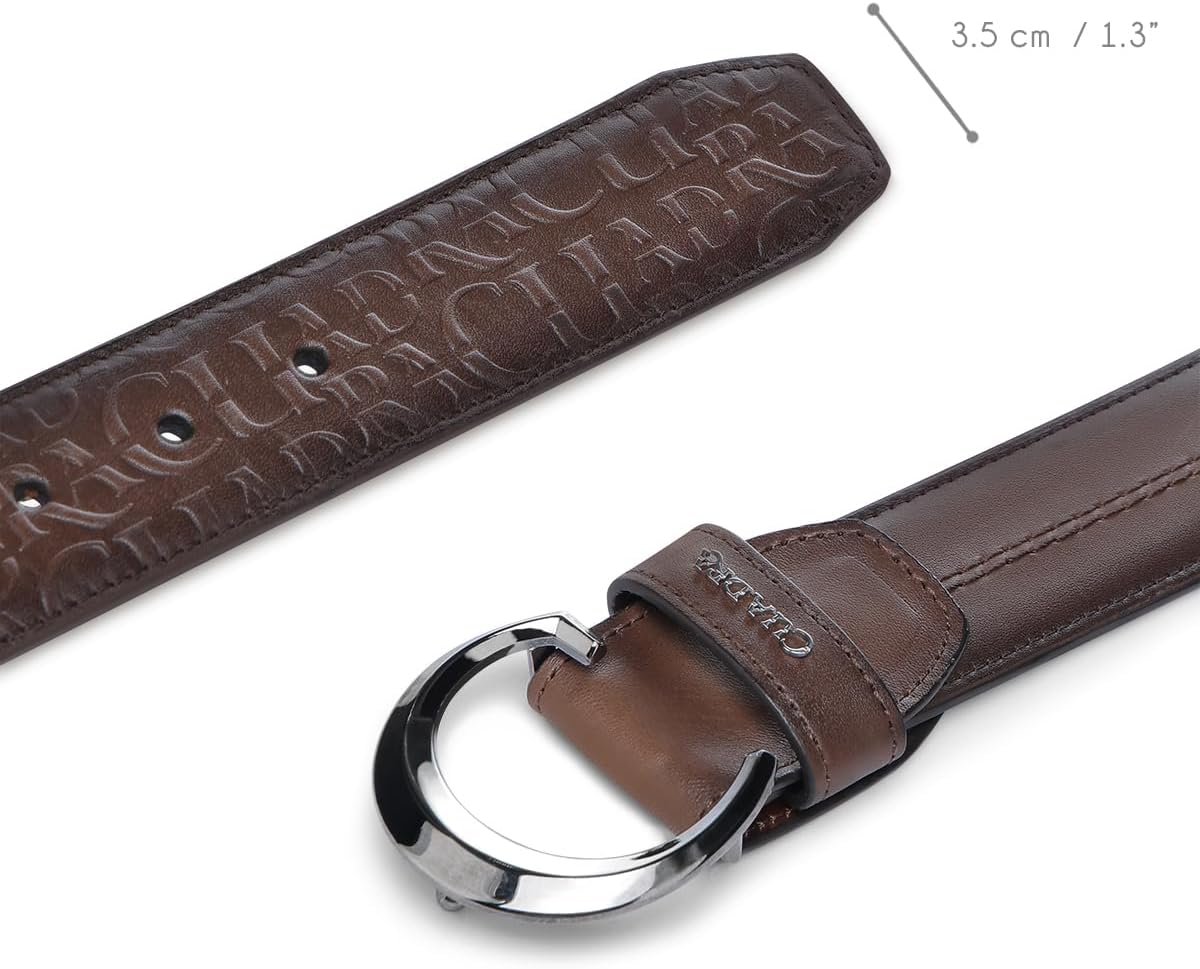 CUADRA | Casual Genuine Leather Belt for Men, Elegance in Every Detail CS564RS Honey - Image 4