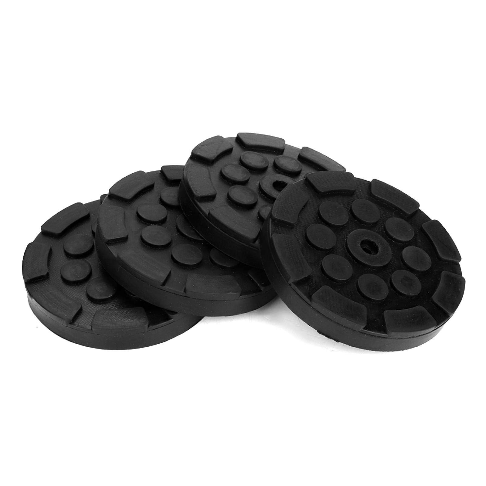 4 piezas de almohadillas de elevación para automóvil, almohadillas de goma para elevador de auto, Dioche 4 piezas de almohadillas de goma redondas para brazo de auto para elevador de auto, accesorios
