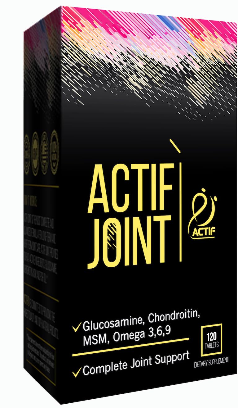 Joint Supplement 4-in-1 Fast Relief Maximum Strength, Full Joint Support Formula, Non GMO, 120ct, Made in USA