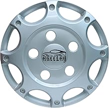 15 Inches Wheel Cover for Mahindra Bolero 15 Inches Metallic Silver Wheel Cover(Set of 4Pcs) || Press Fitting