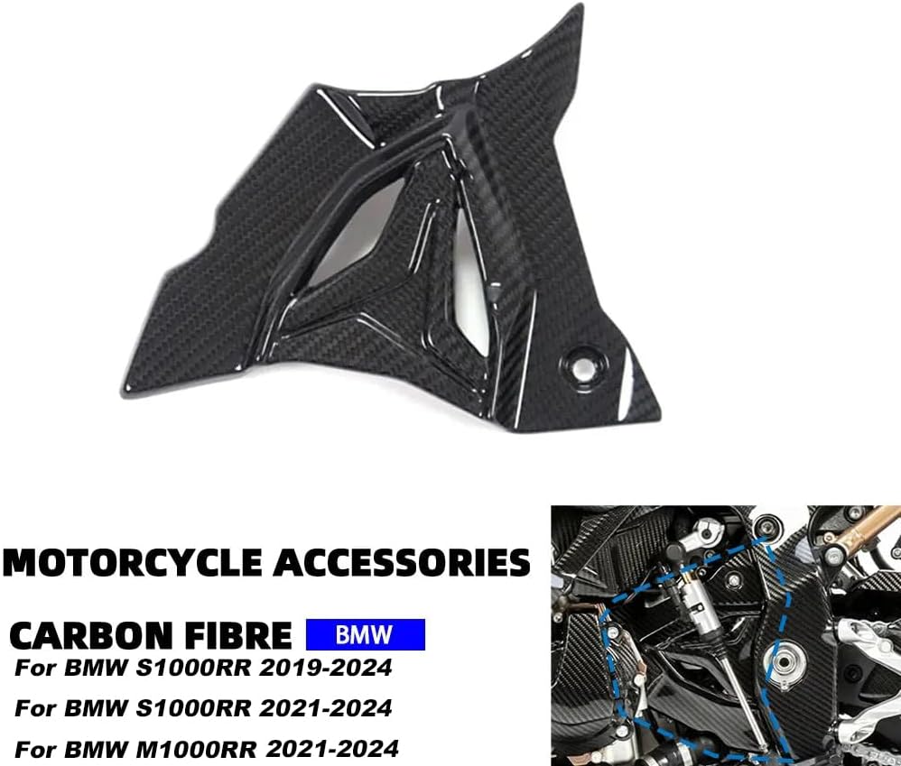S1000RR Sprocket Cover Protection Full Carbon Fiber Body Parts Fairing Kits For BMW S1000RR 2019 2020 2021 2022 2023 2024 M1000RR 2021 2022 2023 2024 S1000R 2021+