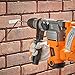 VonHaus SDS-Plus 10 Amp Rotary Hammer Drill with Vibration Control, 3 Functions - Includes Drill Demolition Kit, Grease, Chisels and Drill Bits with Case – Suitable for Concrete, Wood, Steel