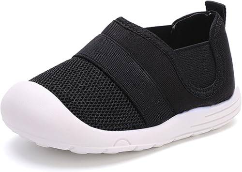 Peggy Piggy Zapatos de bebé para caminar, zapatos para niños y niñas, zapatillas antideslizantes para primeros pasos, malla transpirable, zapatos de