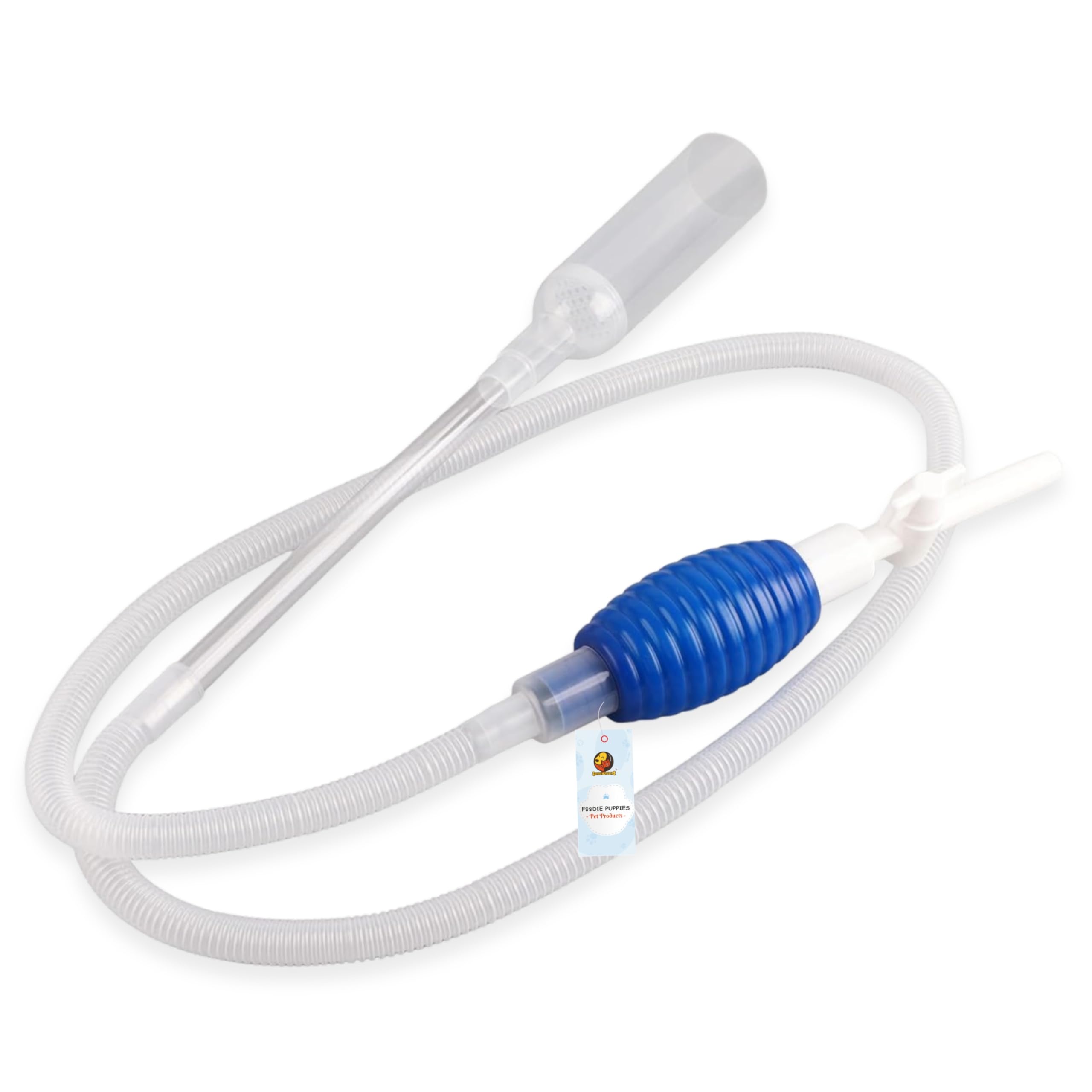 Foodie Puppies Aquarium Fish Tank Cleaning Kit Tools Algae Scrapers & Fish Tank Gravel Cleaner - Siphon Vacuum for Water Changing and Sand Cleaner (Gravel Cleaner)