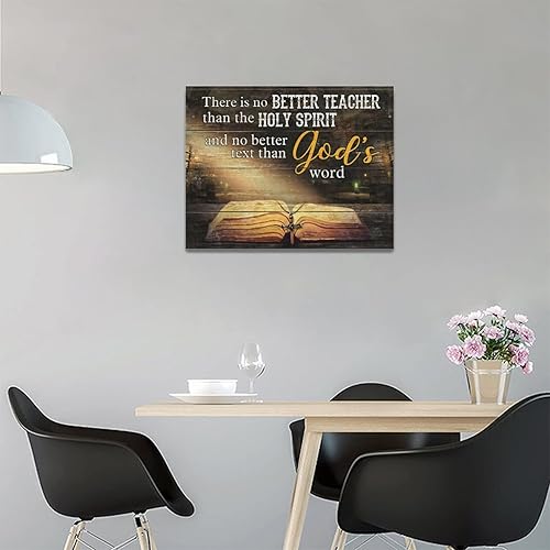 Miniatura 3 de Arte de pared bíblico con texto en inglés Escritura, cuadros bíblicos de cruz cristiana, decoración de pared, fe religiosa, cita inspiradora, lienzo