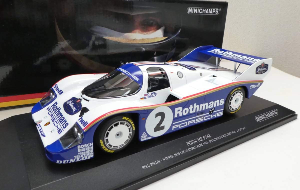 Amazon.co.jp: 1:18 ポルシェ 956K サンダウンパーク 1000km 優勝 ベル 