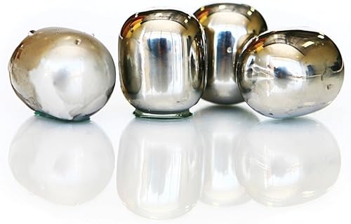 SPARQ - Juego de 4 enfriadores metálicos de acero inoxidable pulido a mano por SPARQ Home