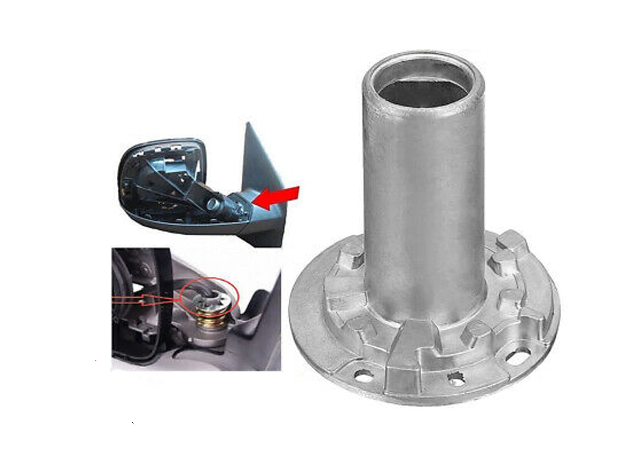 Specchietto Laterale Destra per VW Transporter VI Kasten Sga Sgh 2.0 4052028377240