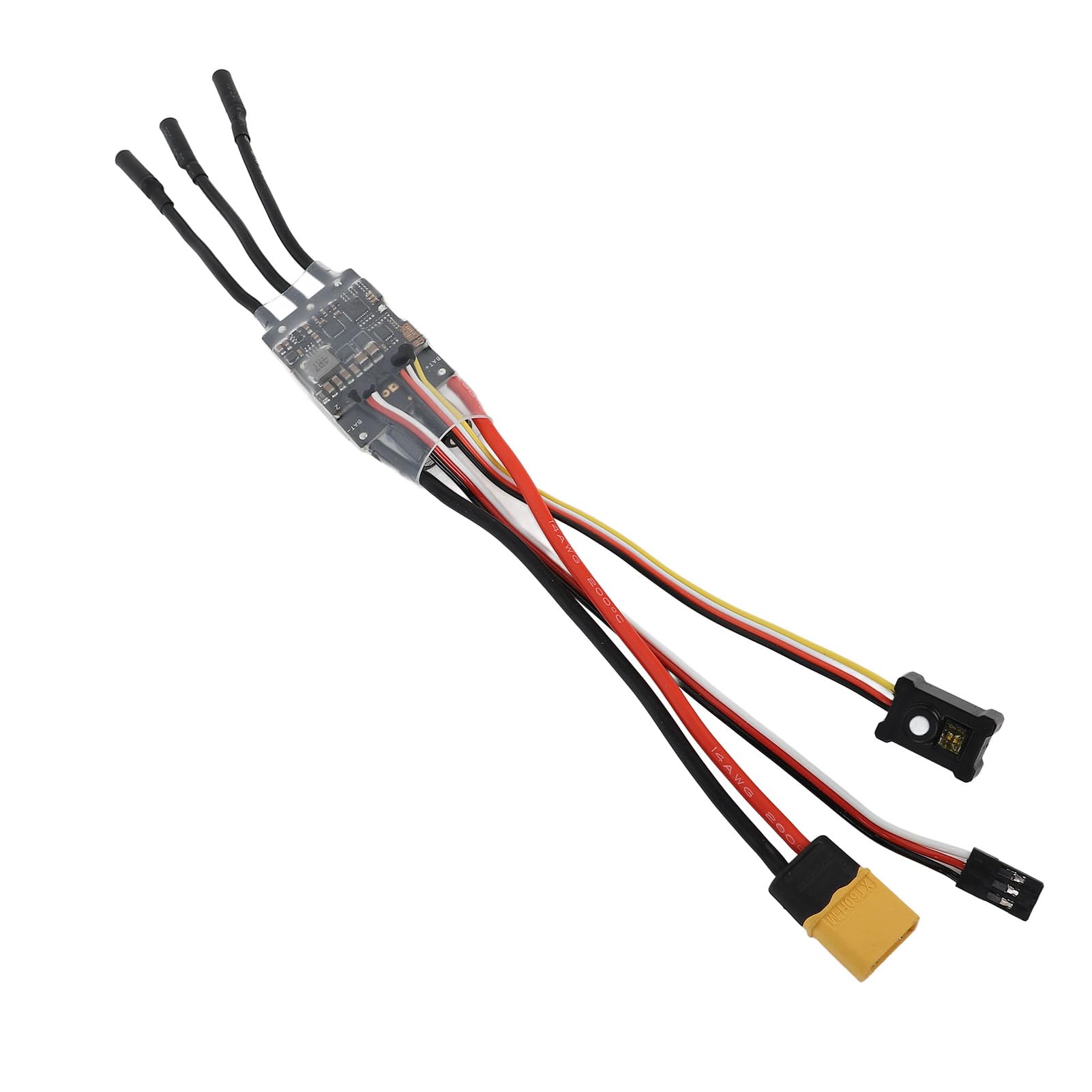 Domary Controlador de Velocidad de Motor Eléctrico de Salida BEC sin Cepillo ESC 1/8 1/10 RC