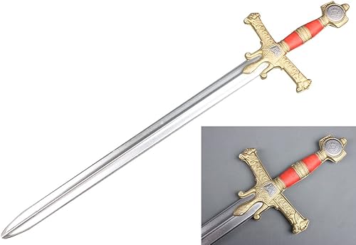 SparkFoam Serie de espadas medievales de espuma oro Salomón