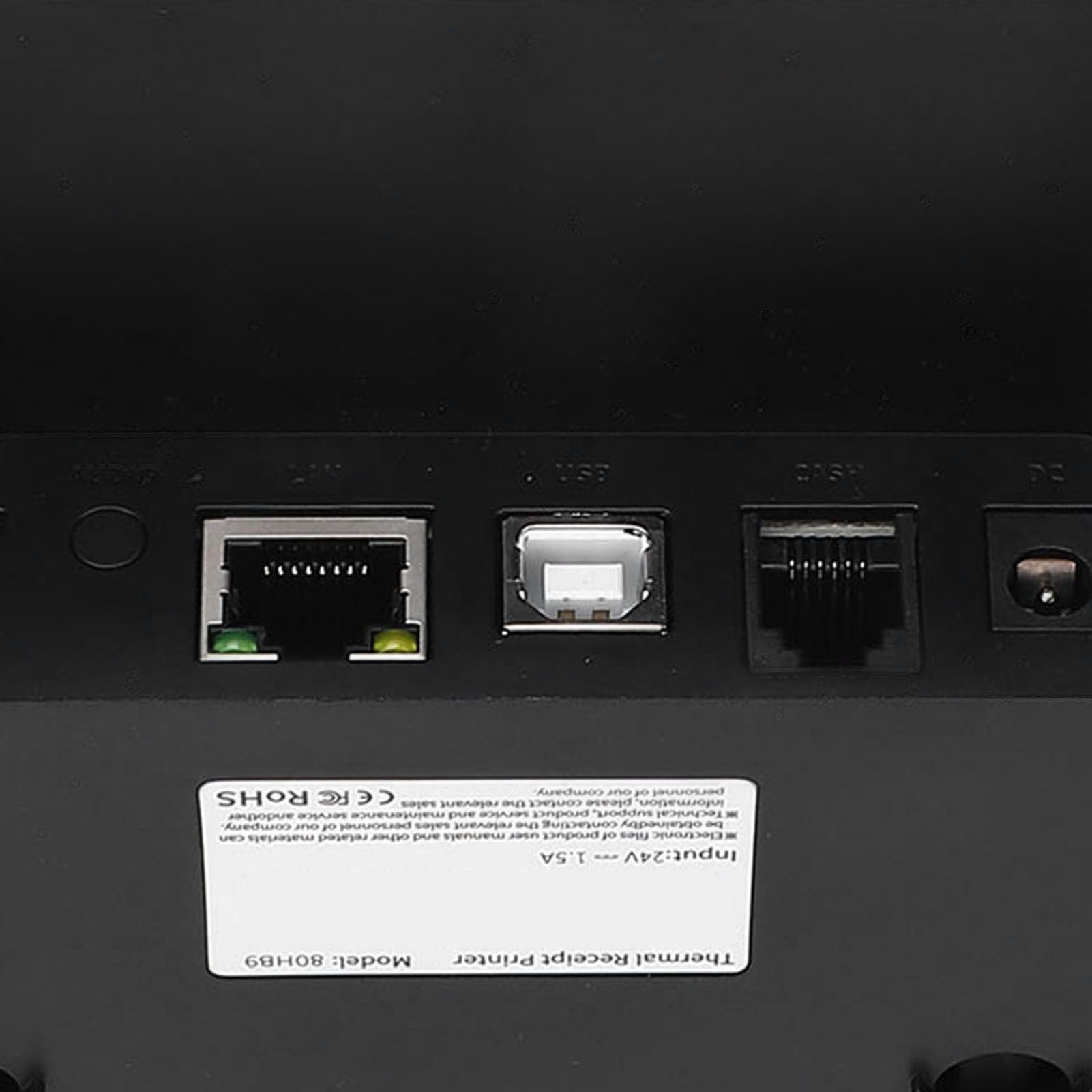 Generic Termalna Drukarka Odbioru Szybka Drukowanie 80 Mm dla Małych Firm z Automatycznym Interfejsem Noża, USB i Ethernet (wtyczka UE)