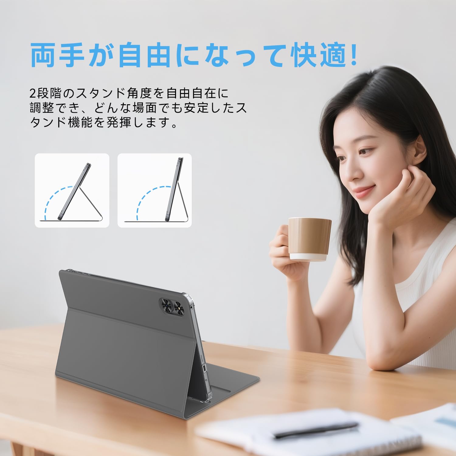 Amazon | SVITOO P108タブレット専用ケース 保護カバー 上質PUレザー