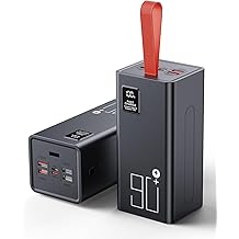 90000mAh High Capacity Power Bank, 30W Fast Charging Portable Charger PD&amp;QC 3.0, 5 Output 2 Input Large Powerbank with LED Display USB C Battery Pack Charger Portable for Outdoor Camping Travel