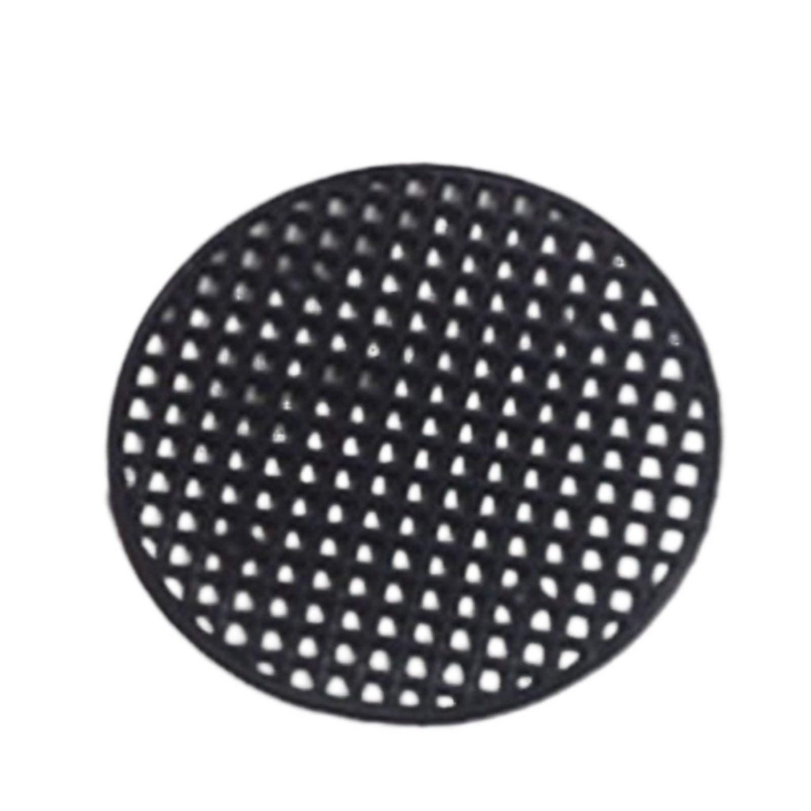 XIUsheUA Pot Bottom Grid Mat 100pcs Flower Pot Mat Circular Bonsai Bottom Net Pad Mesh Drainage Rigid Hole Screens for Gardening(7.5x7.5cm)