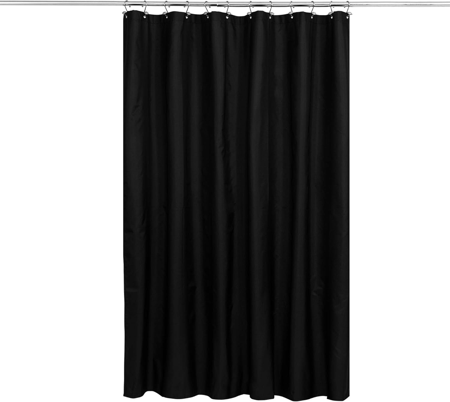 N&Y HOME Fabric Shower Curtain or Liner with Weighted