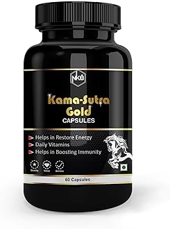Sponsored Ad - Kama-Sutra Extra Gold Ayurvedic Herbal Supplement For Stamina, Enhanced Performance & Power For Men (60 Capsules)