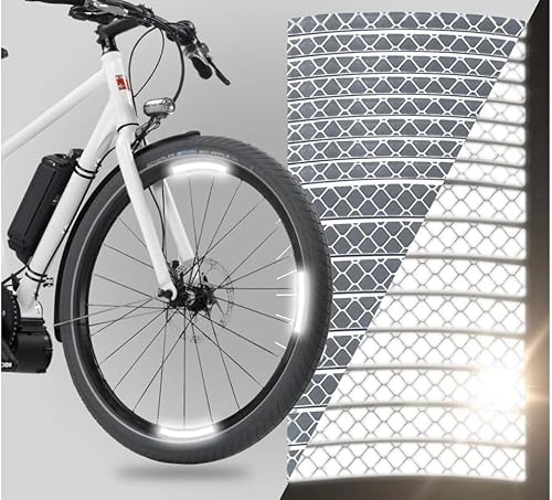 ReflecToes 720 Reflective Wheel Rim Stickers - 16 Pcs Reflective