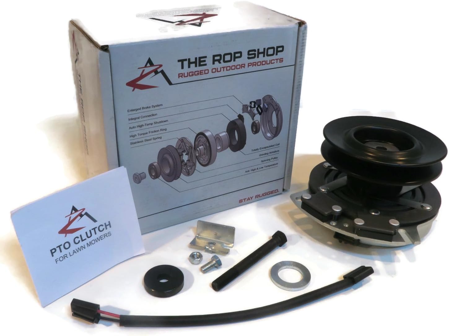The ROP Shop Electric PTO Clutch for Cub Cadet Series RZT50 Kawasaki 17AI2ACP (2008 & Before)