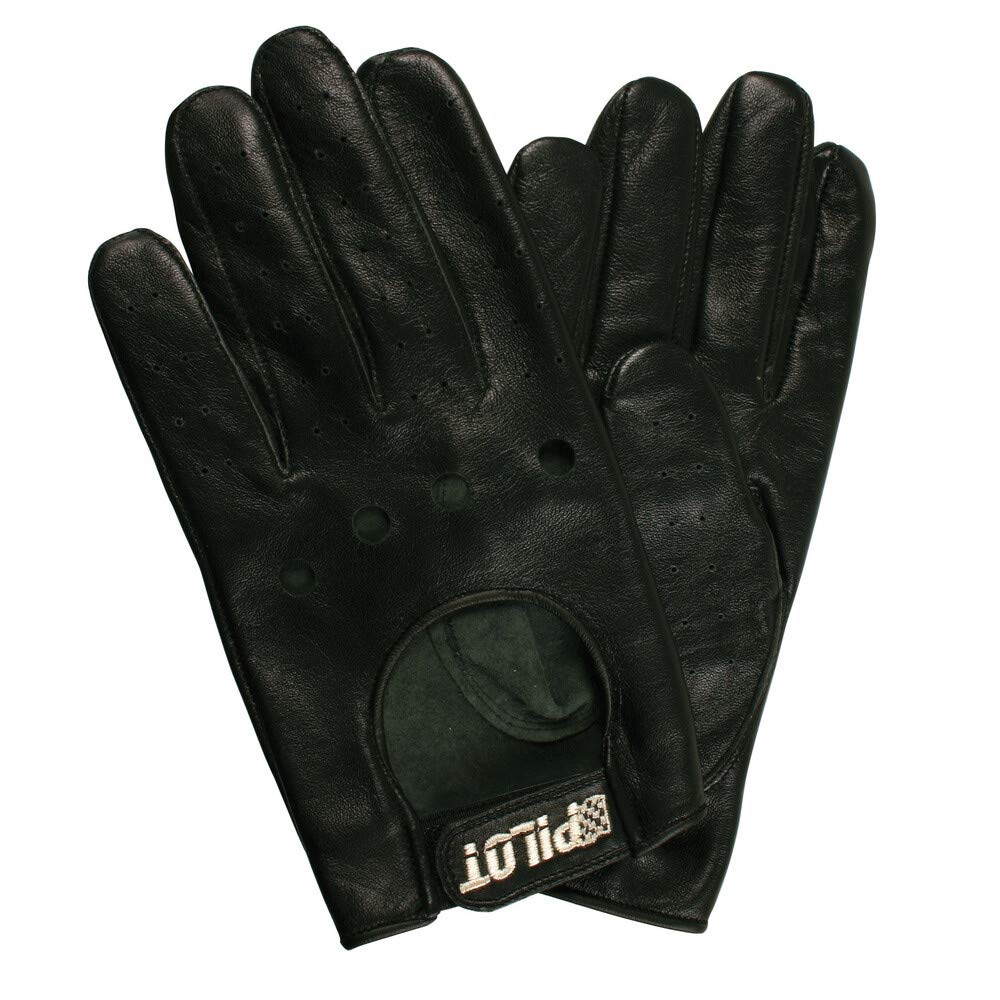 Pilot-3, driving gloves - XL - Black
